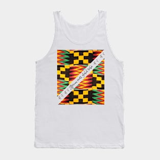 African roots, global tribe, African tribal Tank Top